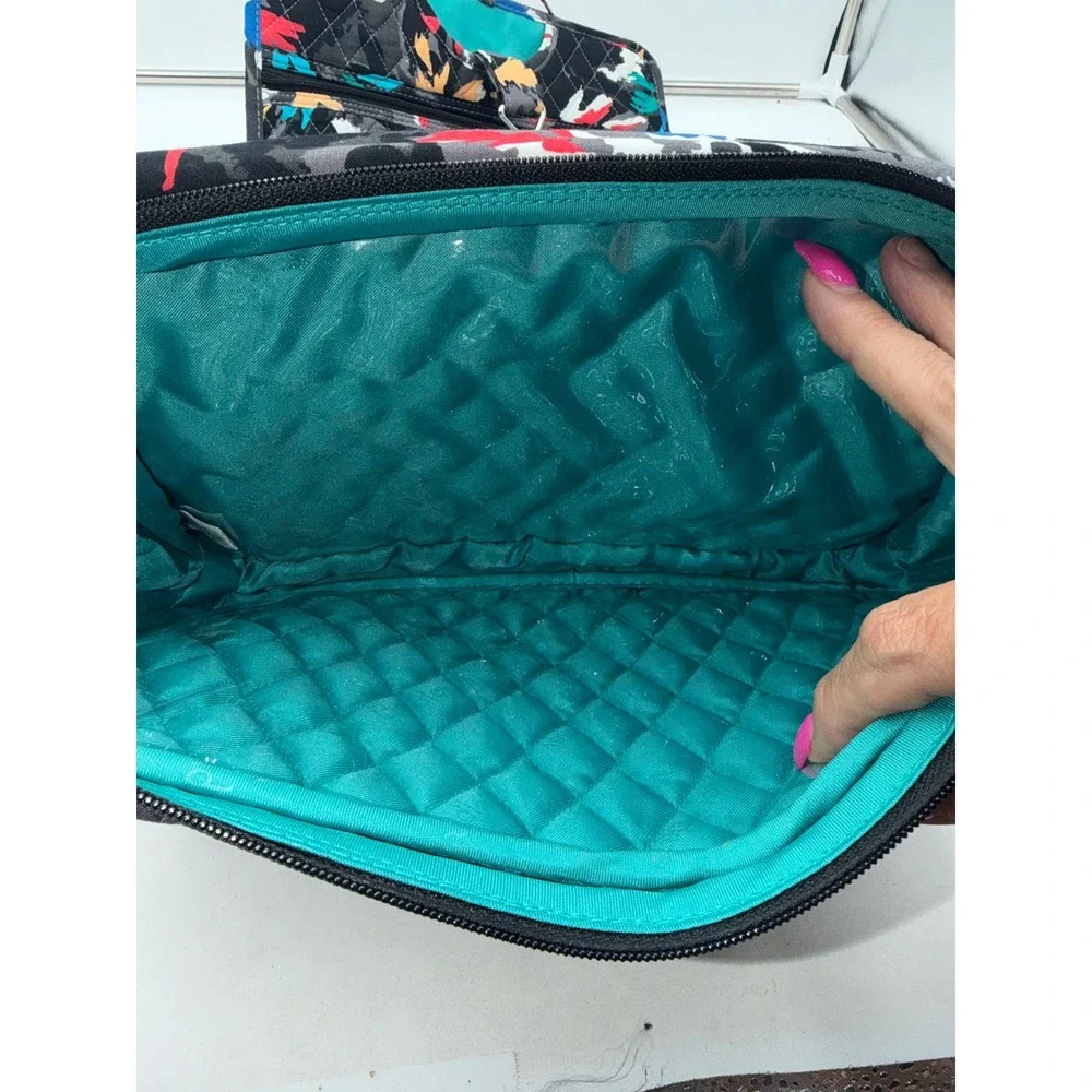 Vera Bradley Impressionista Hanging Travel Organizer Cosmetic Toiletry Bag